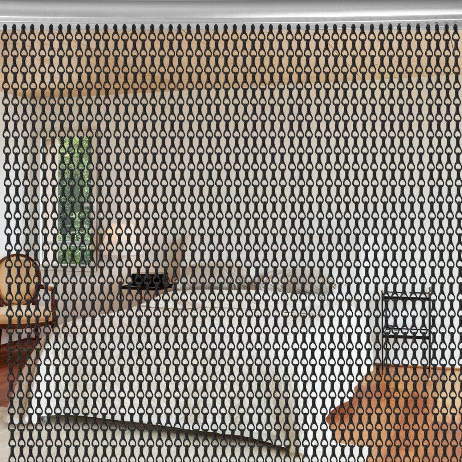 Aluminum Metal Chain Curtain Room Divider: image 4
