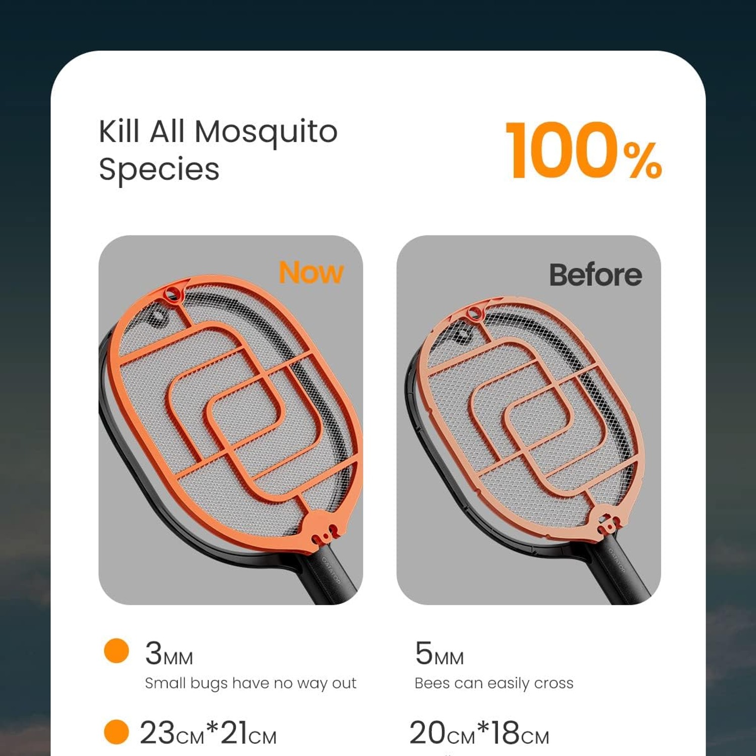 Gaiatop 3800V Electric Fly Swatter Racket: image 7