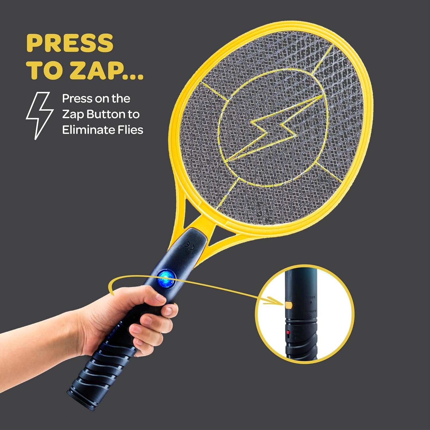 4000V Rechargeable Fly Swatter, Set of 2: image 6