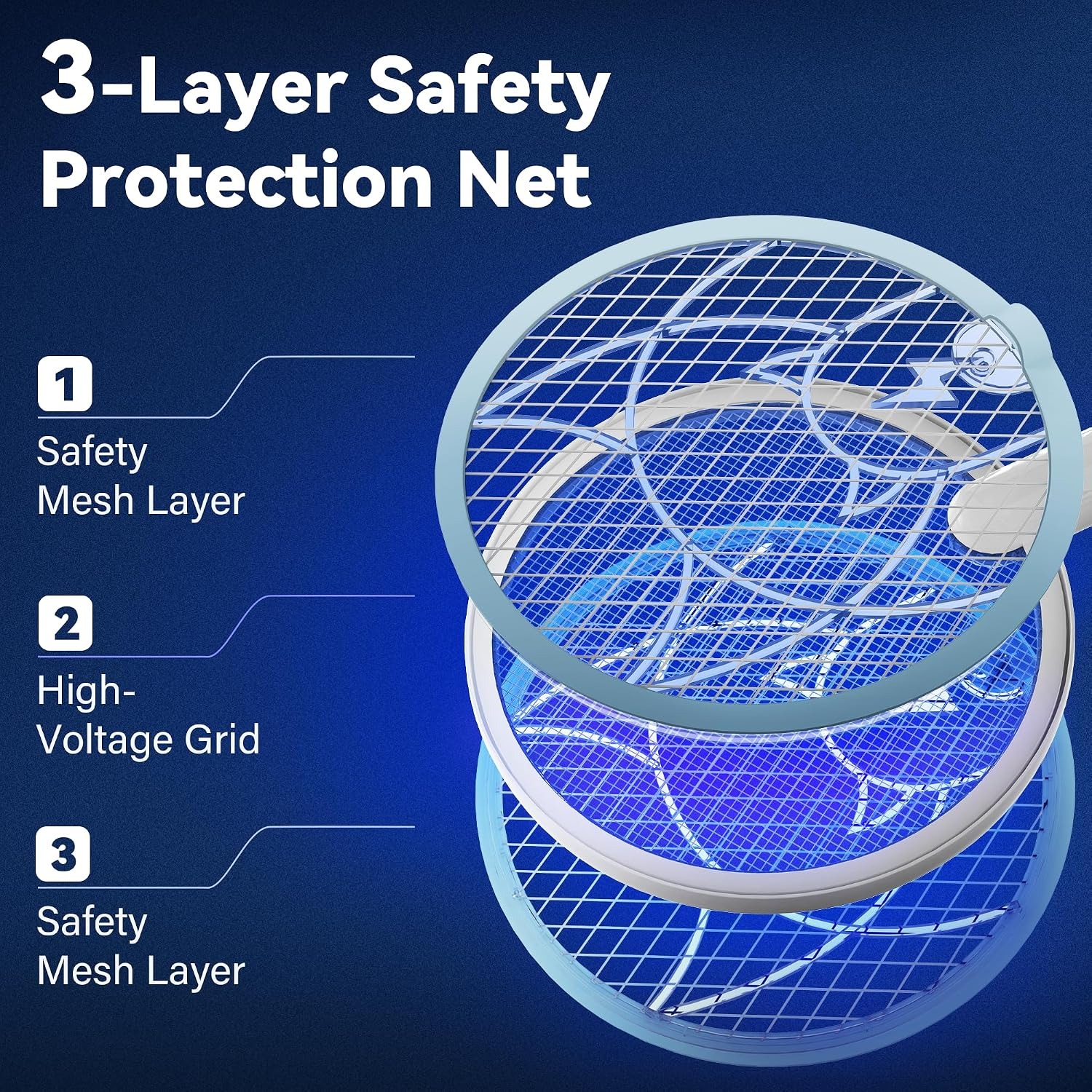 Nymrix 4100V Dual-Mode Bug Zapper Racket: image 6