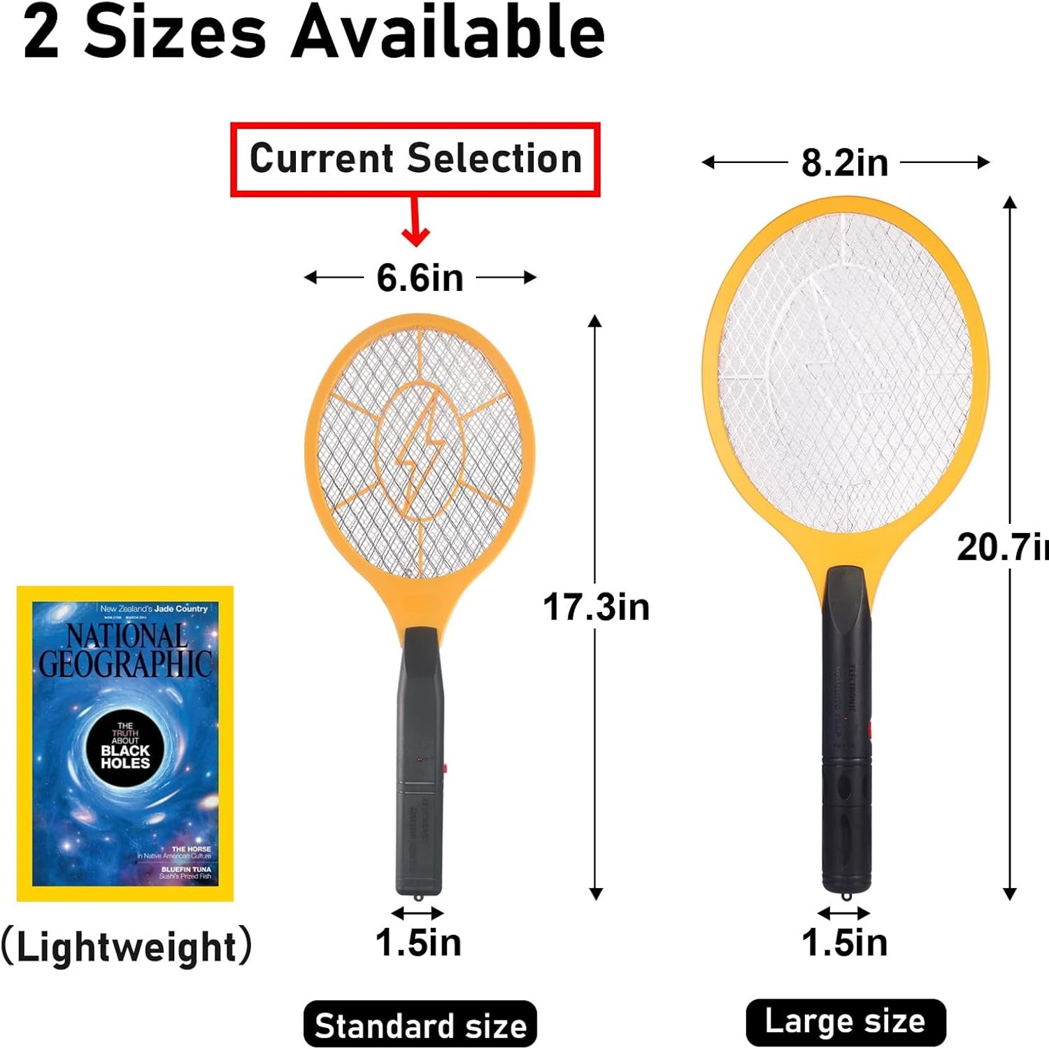 Handheld Bug Zapper Racket (Pack of 2): image 3