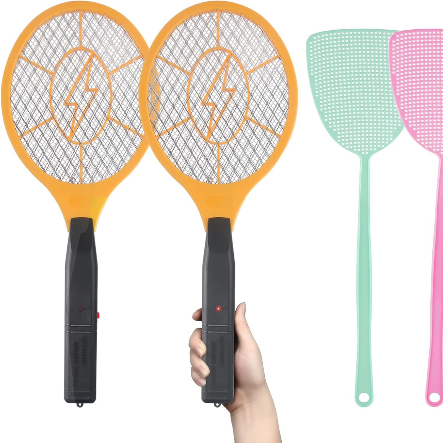 Handheld Bug Zapper Racket (Pack of 2): image 9