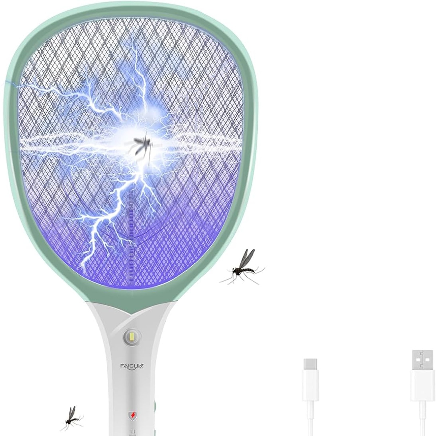 Faicuk Handheld Electric Fly Swatter Racket: image 8